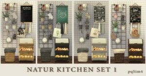 Natur Kitchen Set 1 at pqSims4