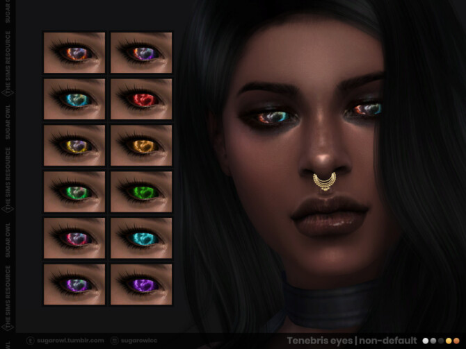 Sims 4 Tenebris eyes non default by sugar owl at TSR