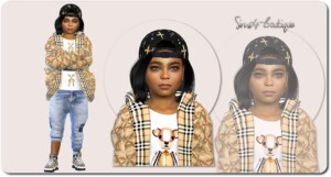 Designer Set for Child Boys and Girls TS4 at Sims4-Boutique