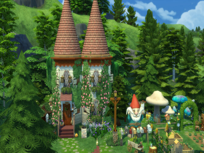 Sims 4 Cottage (Twin Gnomes) by susancho93 at TSR