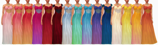 Sims 4 Farah Dress at Joliebean