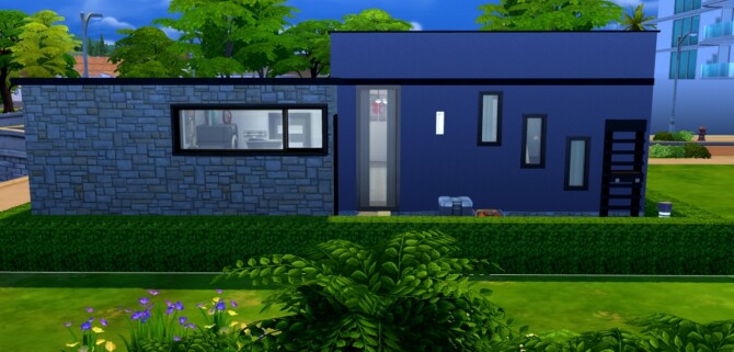 Sims 4 Small Modern House by Mouluise at Mod The Sims 4