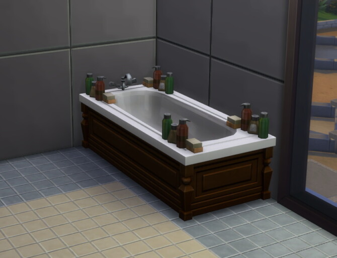 Sims 4 Slotted Items: Bathtubs by Ilex at Mod The Sims 4