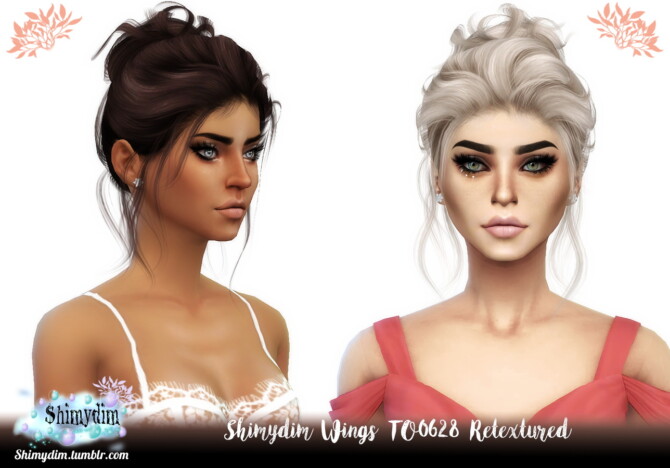 Sims 4 Wings TO0628 Hair Retexture at Shimydim Sims