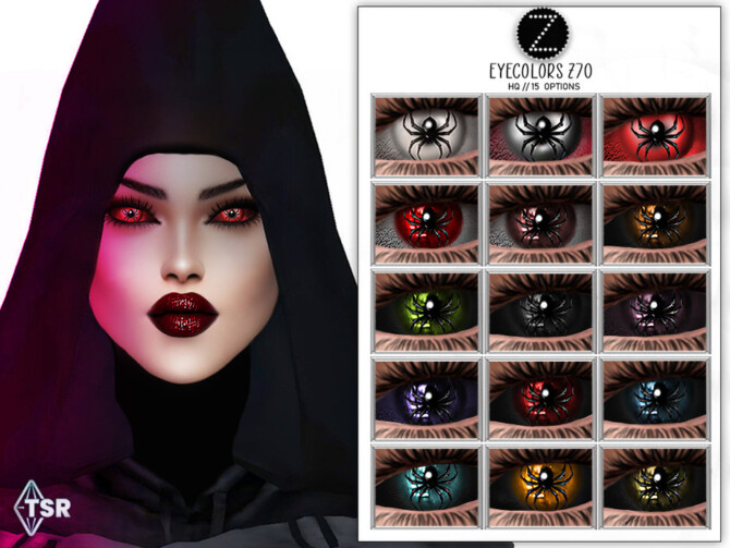 Sims 4 EYECOLORS Z70 by ZENX at TSR