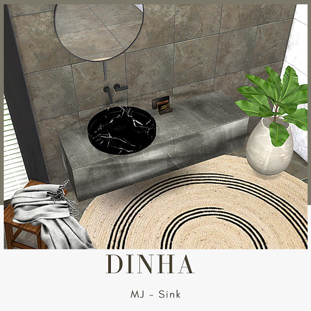 Sims 4 MJ Sink at Dinha Gamer