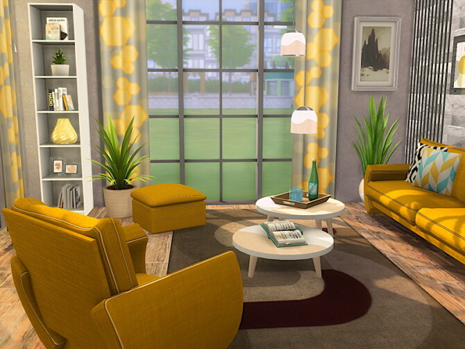 Sims 4 Sunny Living Room by Flubs79 at TSR