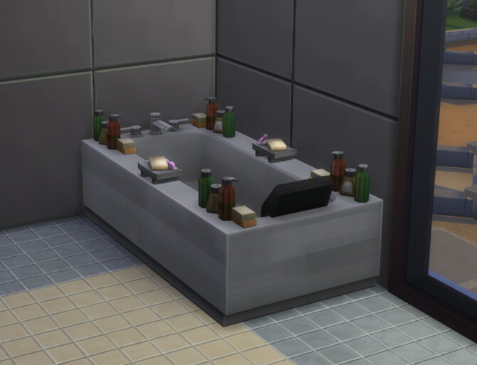 Sims 4 Slotted Items: Bathtubs by Ilex at Mod The Sims 4