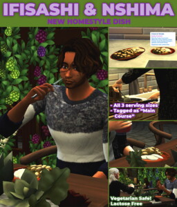 Ifisashi & Nshima Custom Recipe by RobinKLocksley at Mod The Sims 4