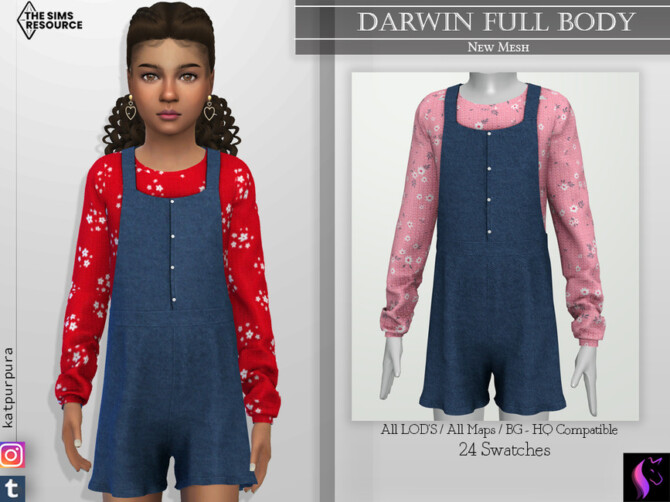 Sims 4 Darwin Full Body by KaTPurpura at TSR