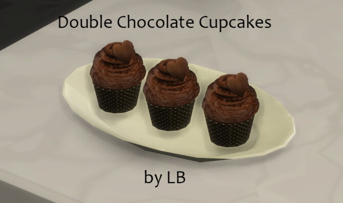 Sims 4 End Of The Summer Themed Chocolate Cupcakes at Mod The Sims 4