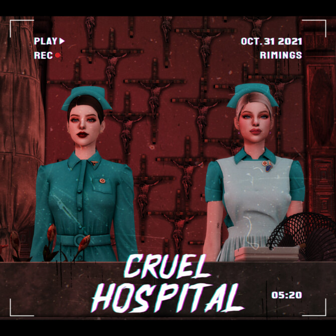 Sims 4 ﻿[RxDxH] CRUEL HOSPITAL Collaboration﻿ at RIMINGs