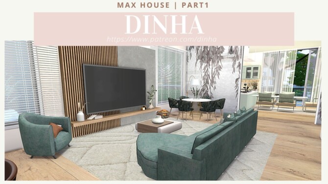 Sims 4 MAX HOUSE at Dinha Gamer