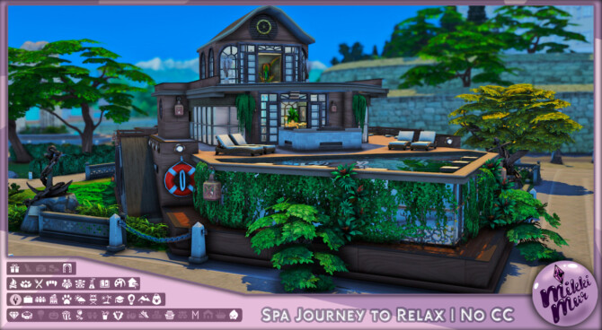 Sims 4 Spa Journey to Relax at MikkiMur