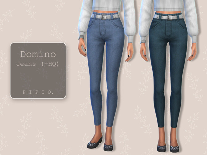 Sims 4 Domino Jeans by Pipco at TSR