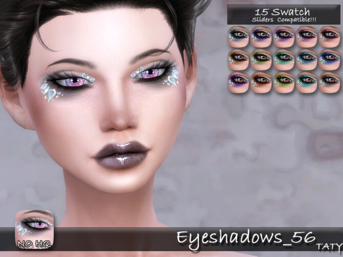 Sims 4 Eyeshadows 56 by tatygagg at TSR