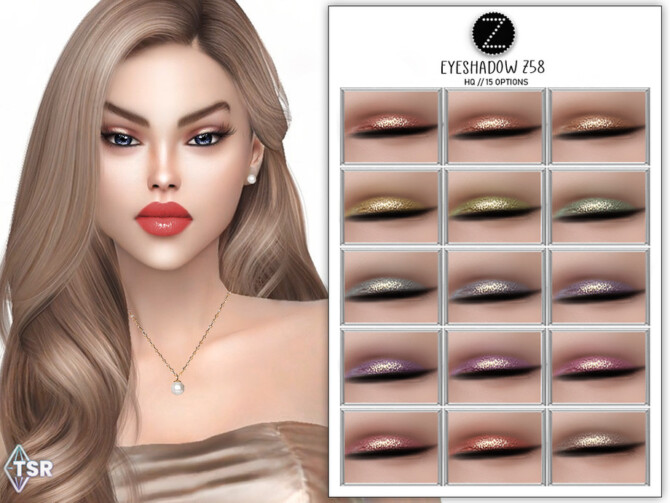 Sims 4 EYESHADOW Z58 by ZENX at TSR