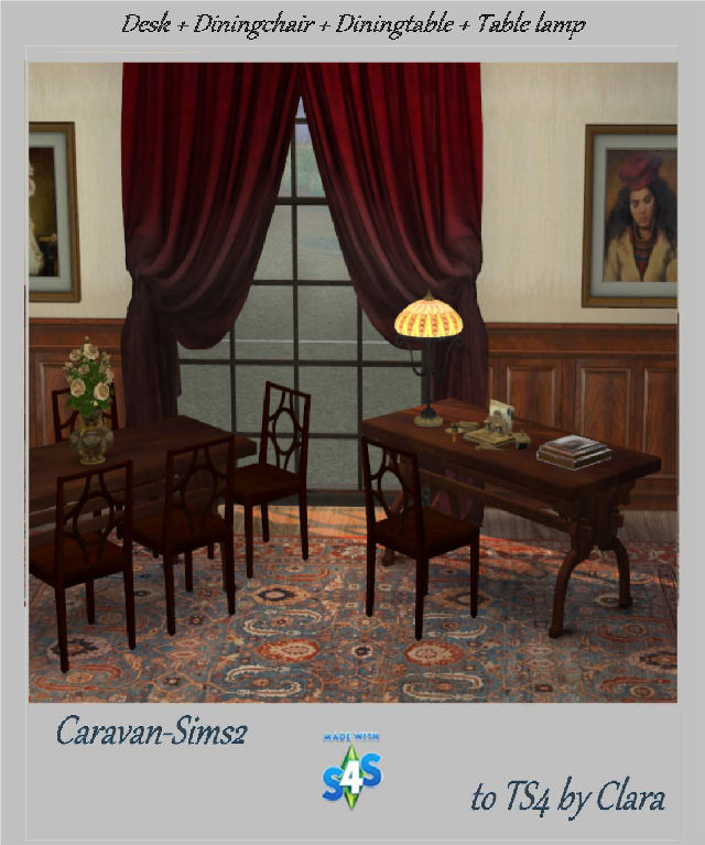 Sims 4 Caravansims2 Set Conversion to TS4 by Clara at All 4 Sims