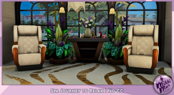 Sims 4 Spa Journey to Relax at MikkiMur