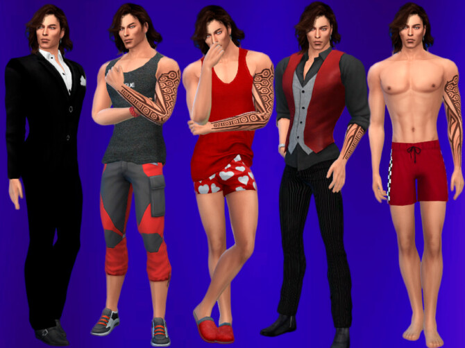 Sims 4 Michael Stanley by DarkWave14 at TSR