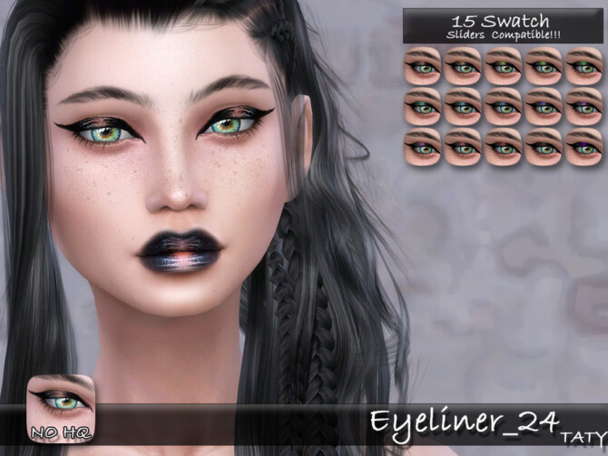 Sims 4 Eyeliner 24 by tatygagg at TSR
