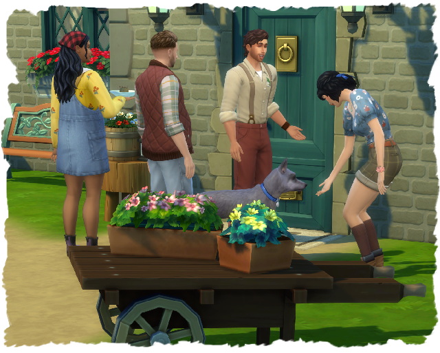 Sims 4 Green family by Chalipo at All 4 Sims