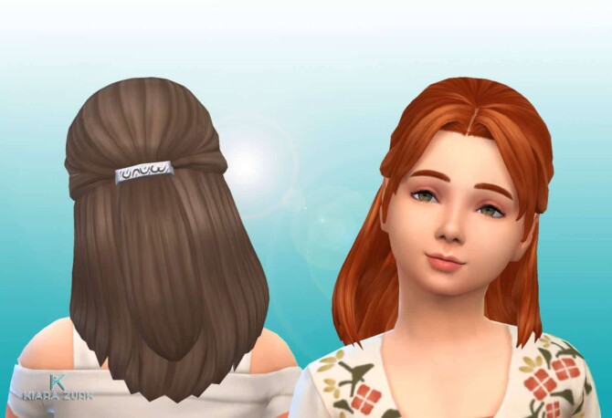 Sims 4 Lilith Hairstyle for Girls at My Stuff Origin