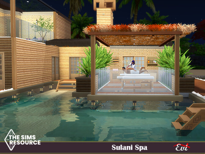 Sims 4 Sulani Spa by evi at TSR