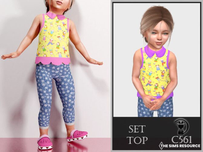 Sims 4 Set Top C561 by turksimmer at TSR
