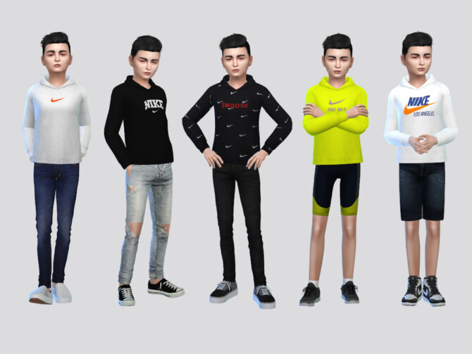 Sims 4 Athletic Sweatshirts Boys by McLayneSims at TSR