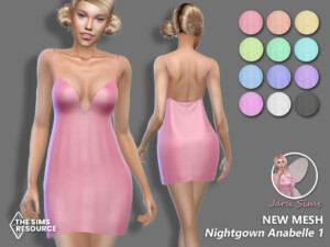 Nightgown Anabelle 1 by Jaru Sims at TSR