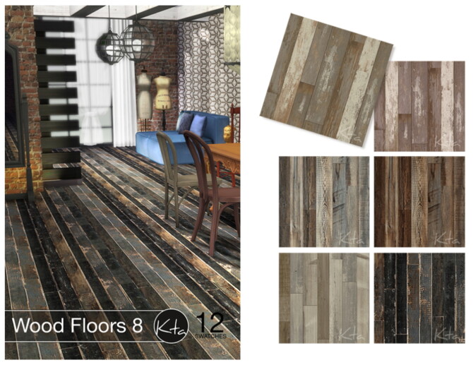 Sims 4 Wood Floors 8 at Ktasims