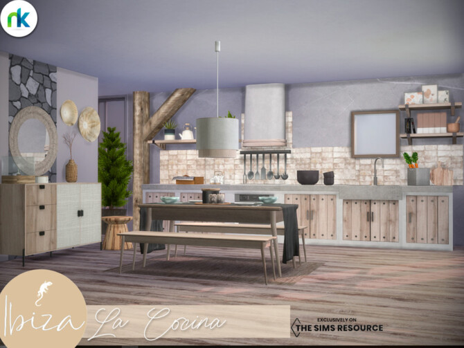 Sims 4 Ibiza La Cocina by nikadema at TSR