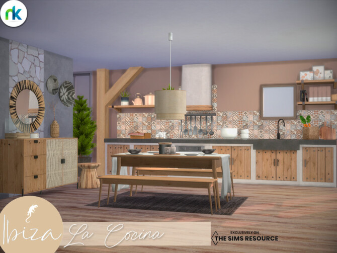 Sims 4 Ibiza La Cocina by nikadema at TSR
