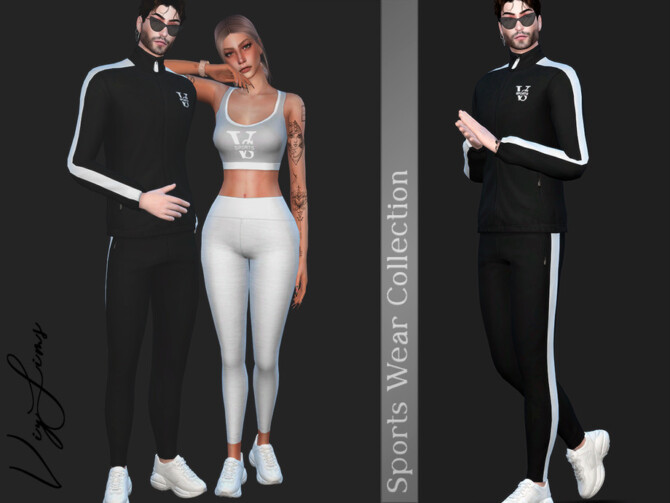 Sims 4 Set I Male Sports Wear Collection by Viy Sims at TSR