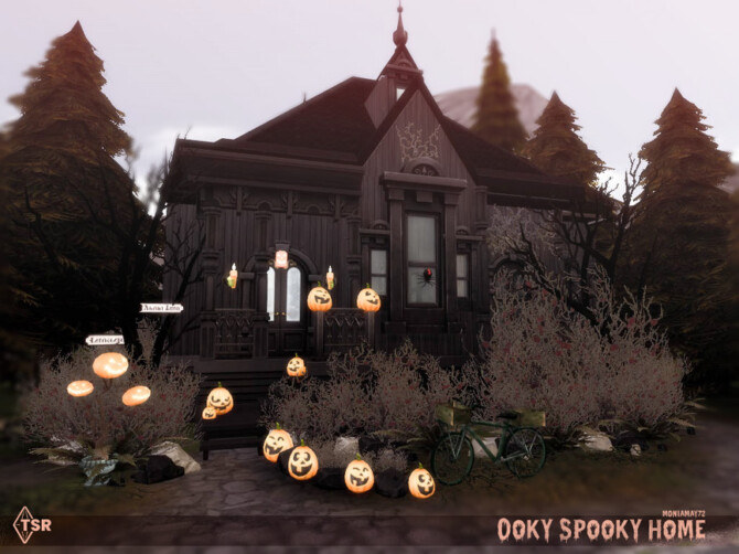 Sims 4 Ooky Spooky Home by Moniamay72 at TSR