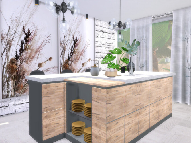 Sims 4 Saria Kitchen by Suzz86 at TSR