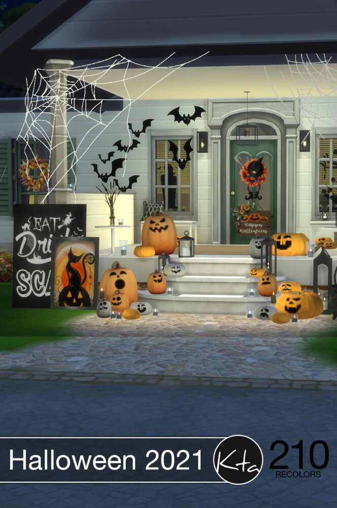 Sims 4 Halloween 2021 set at Ktasims
