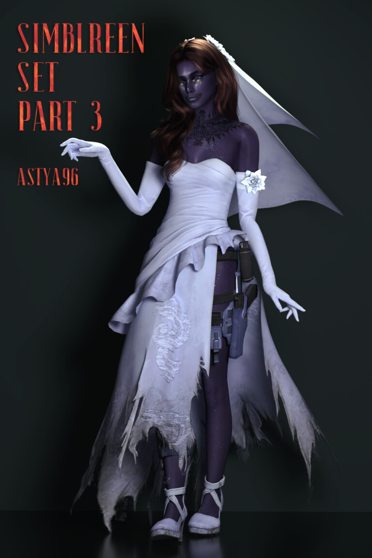 Simblreen Set 2021 Part 3 Tekken 7 Nina Bride Set At Astya96 Sims 4 Updates 1371