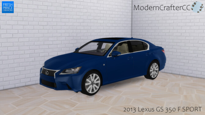 Sims 4 2013 Lexus GS 350 F SPORT at Modern Crafter CC