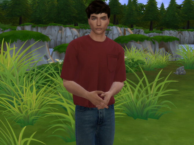 Sims 4 Travis Hudson by divaka45 at TSR