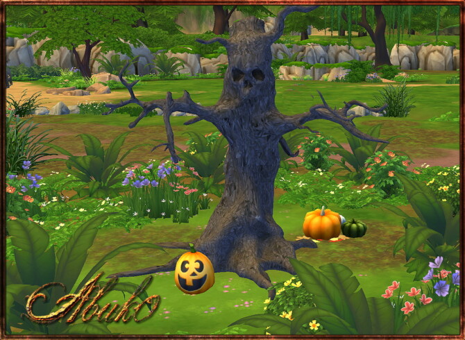 Sims 4 Halloween Tree at Abuk0 Sims4