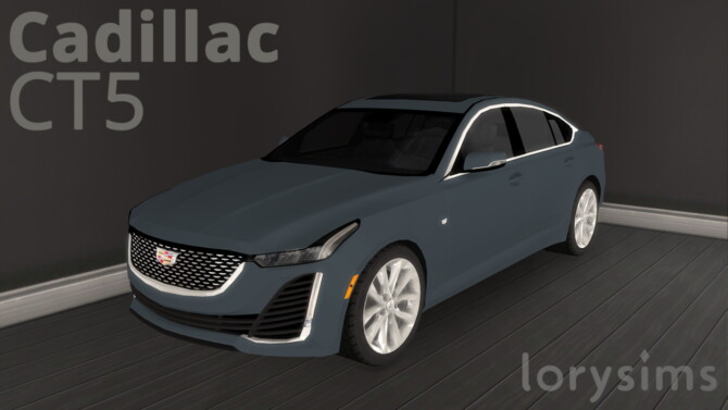 Sims 4 2021 Cadillac CT5 at LorySims