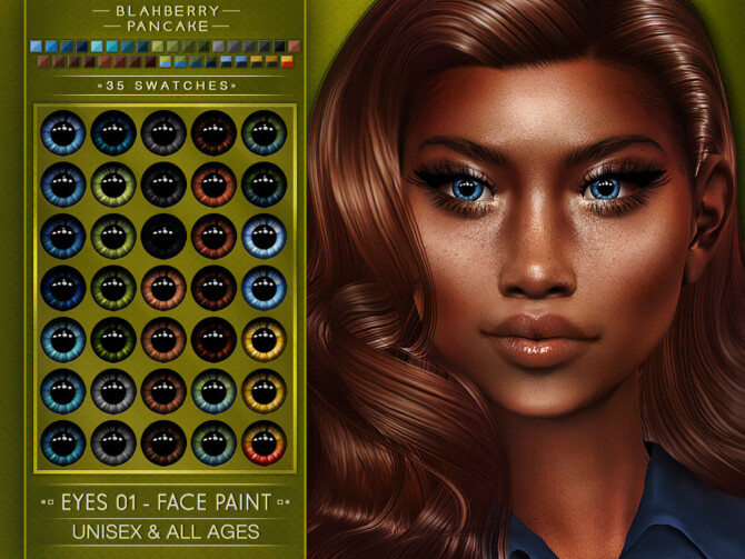 Sims 4 Eyes 01 & 02 at Blahberry Pancake