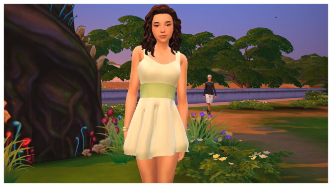 Sims 4 Spring Dress by KasuRequiem at Mod The Sims 4