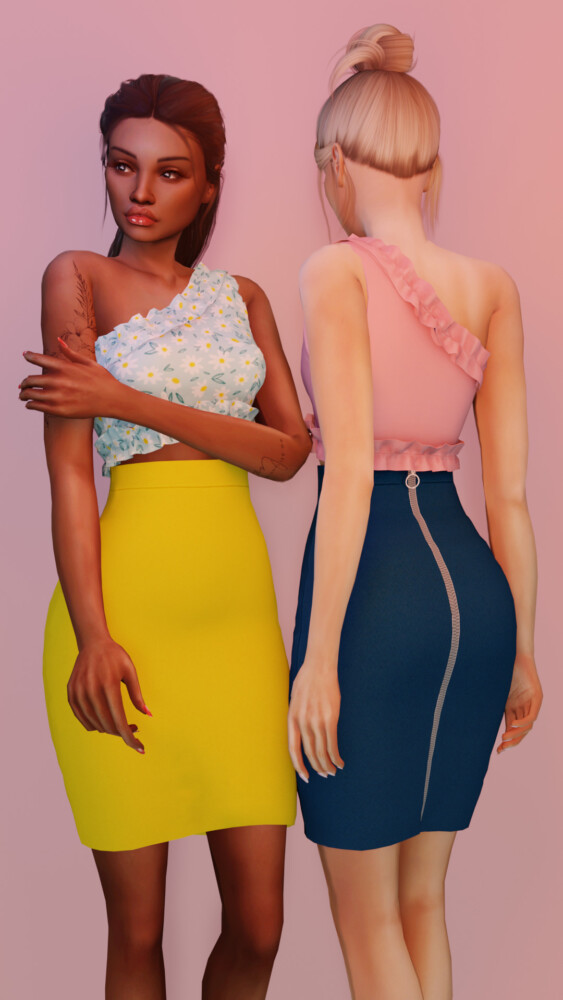 Sims 4 DIANE DRESS at Blue Craving