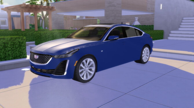 Sims 4 2021 Cadillac CT5 at LorySims