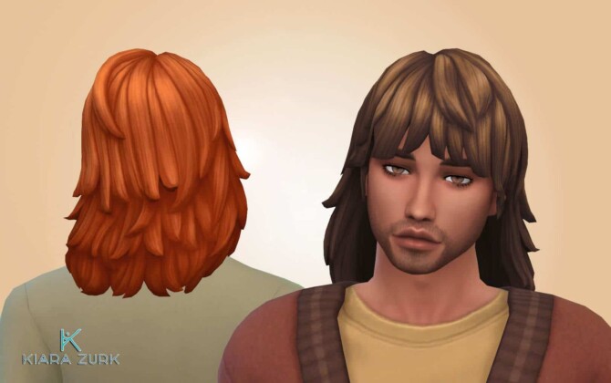 Sims 4 Benjamin Hairstyle at My Stuff Origin
