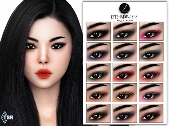 Sims 4 EYESHADOW Z53 by ZENX at TSR