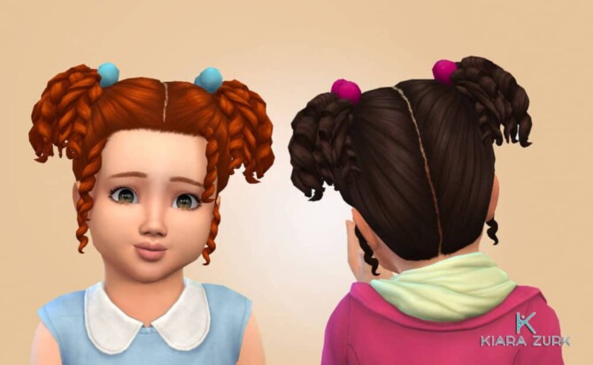 Sims 4 Yuki Hairstyle + Hair Accessory at My Stuff Origin